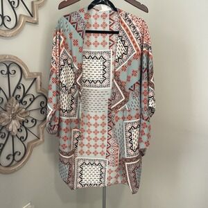 FSL Patchwork Kimono‎ Size M Boho Indie Bohemian